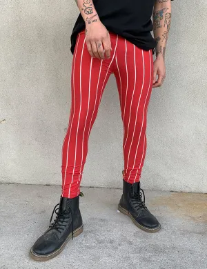 DOOF MEGGINGS - RED STRIPE