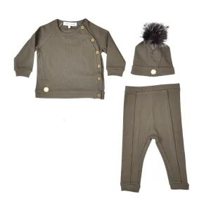 Lenny | Khaki Personalised Leggings Set (3)