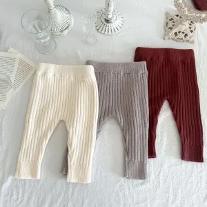 Stretchy Knitted Cotton Baby Leggings