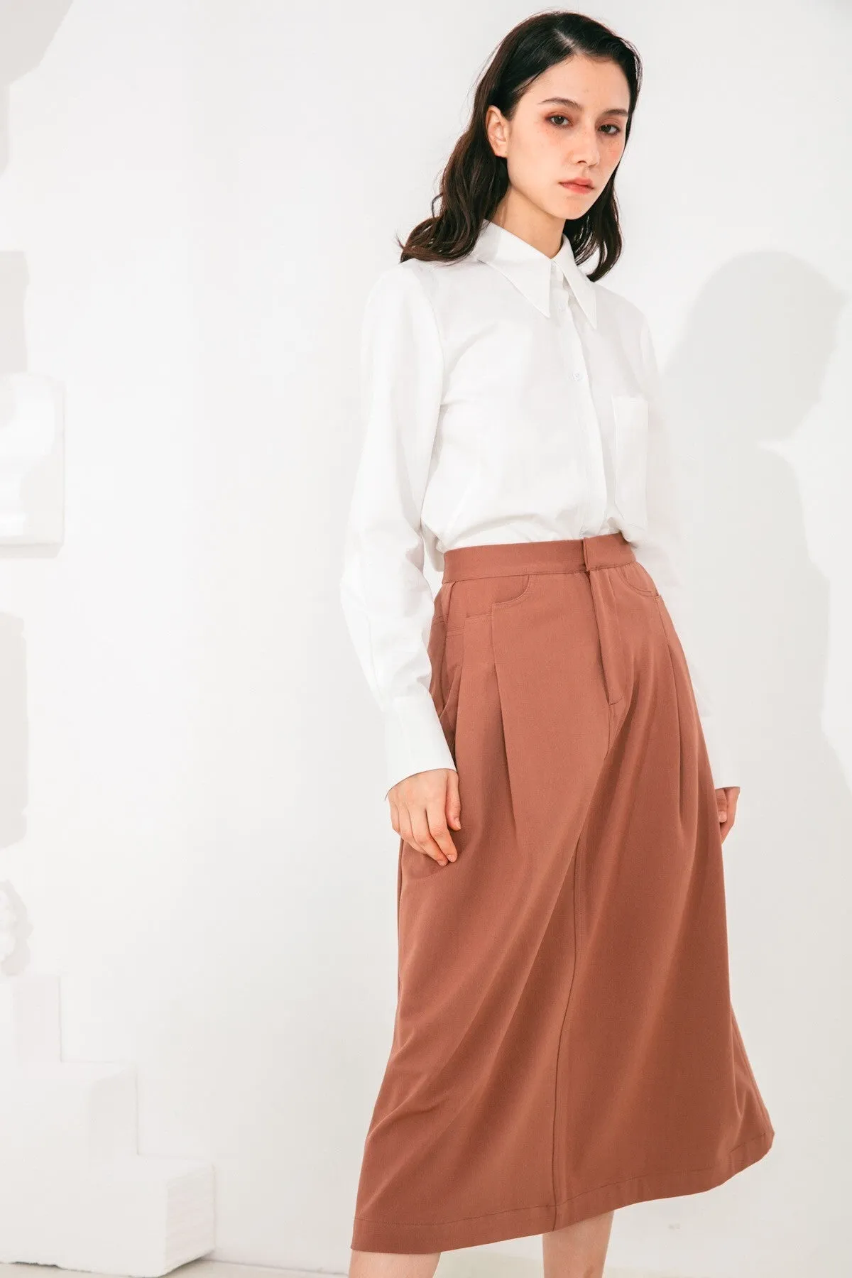 Aurelie Midi Skirt