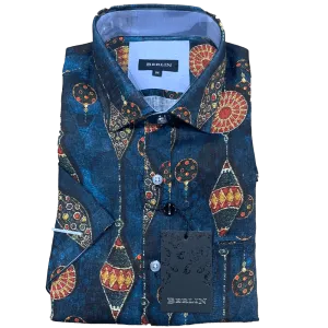 Berlin S/S  Print Shirt-S952-B