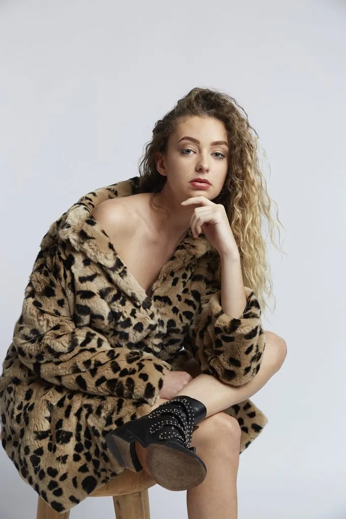 Carrie Leopard Coat