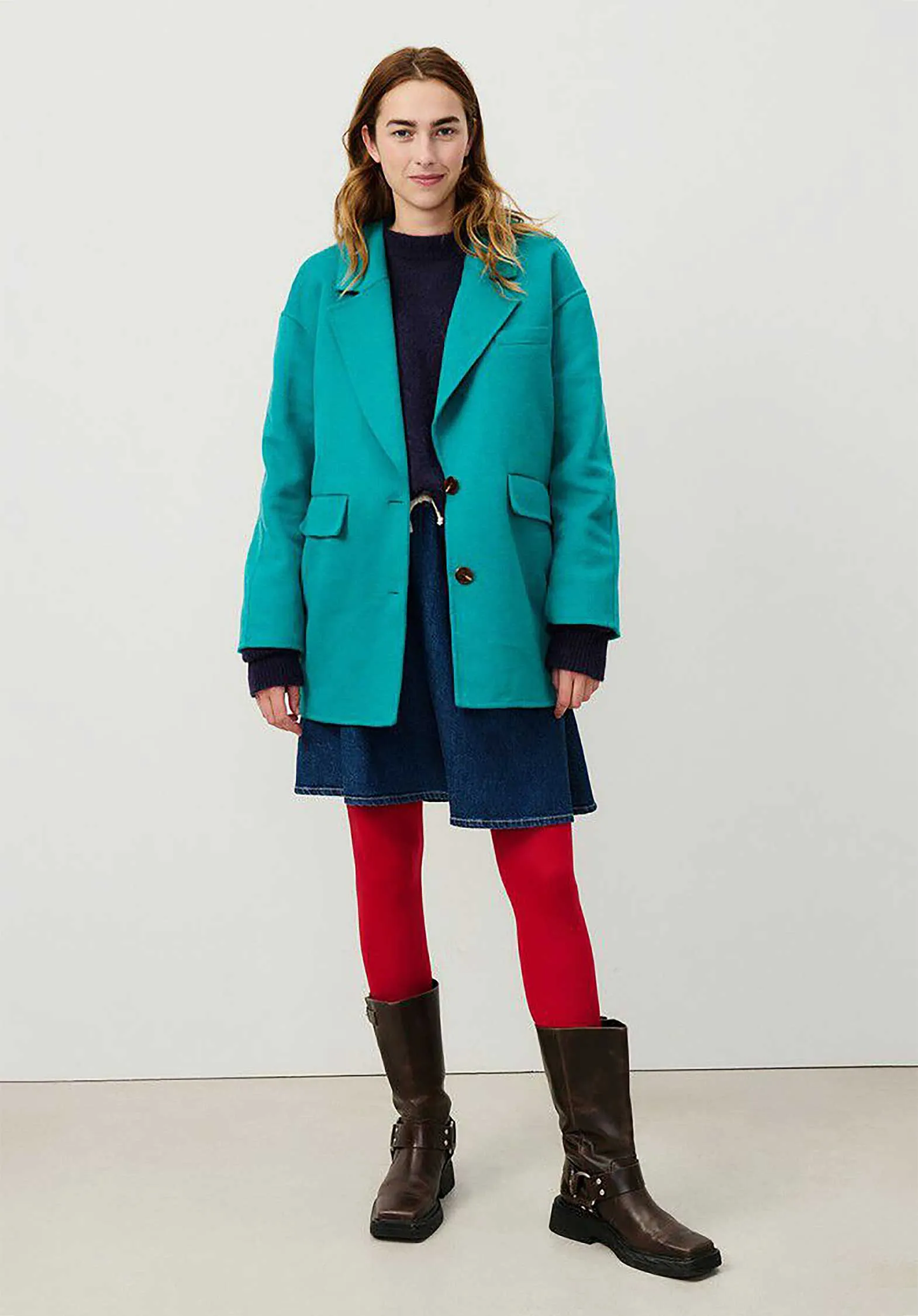 Coat Dado17lc Bleu-Canard