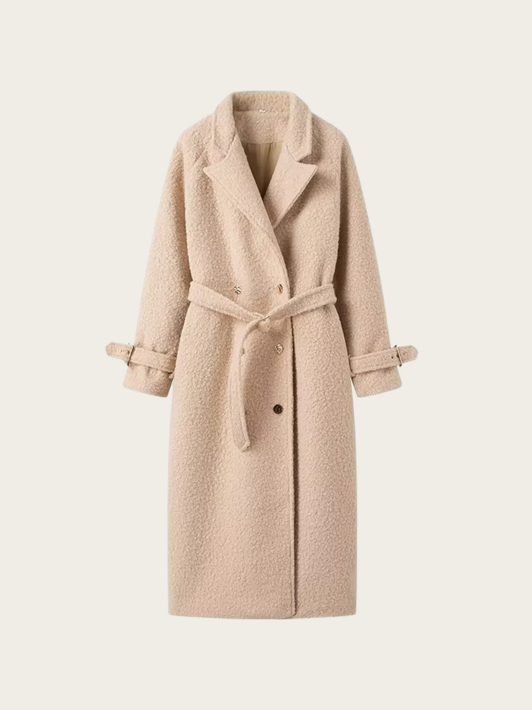 Fae Wool Blend Belted Coat