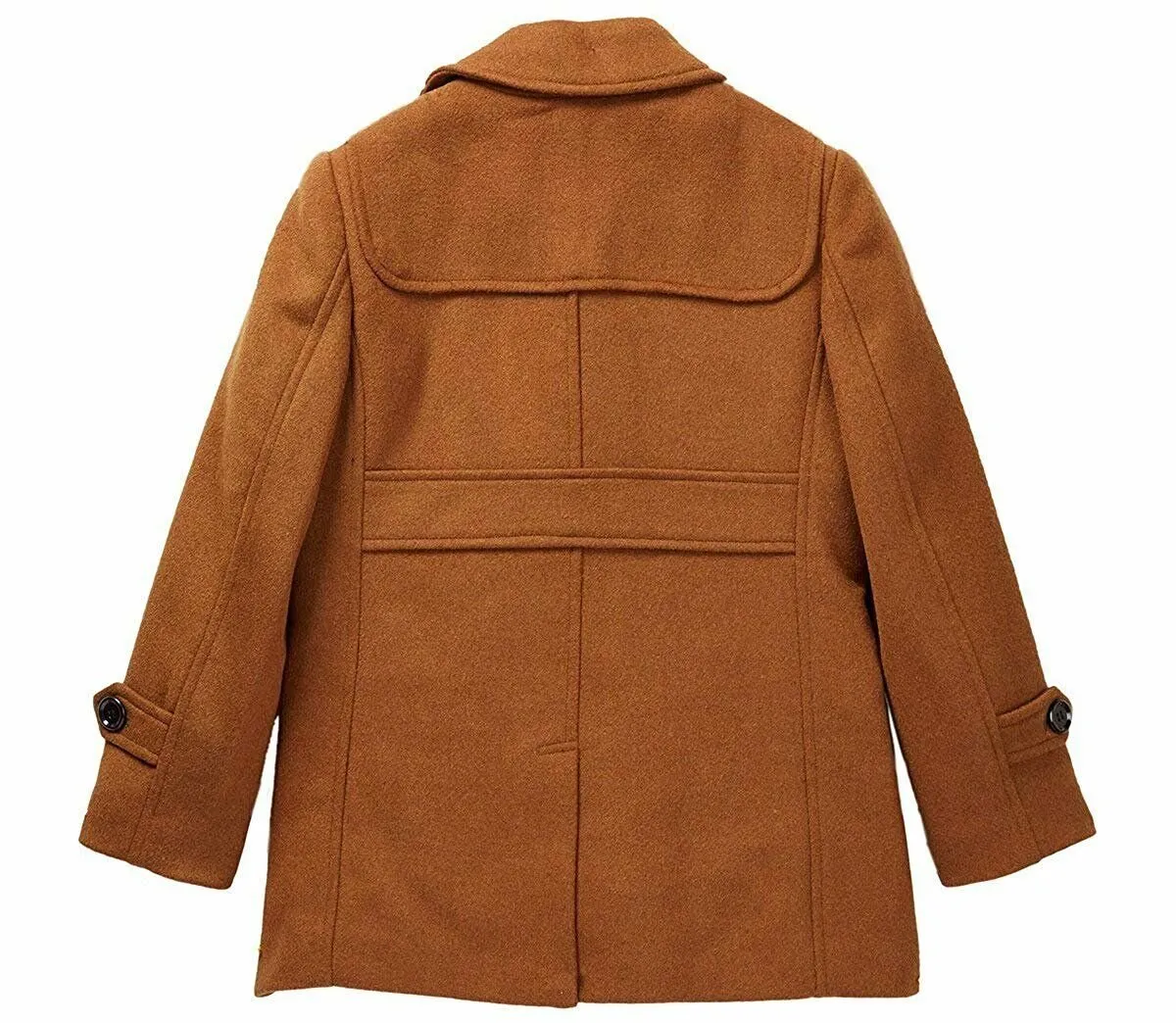 Isaac Mizrahi Boy's 2-20 Solid Wool Toggle Coat with Removble Hood - Colors