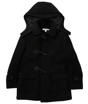 Isaac Mizrahi Boy's 2-20 Solid Wool Toggle Coat with Removble Hood - Colors