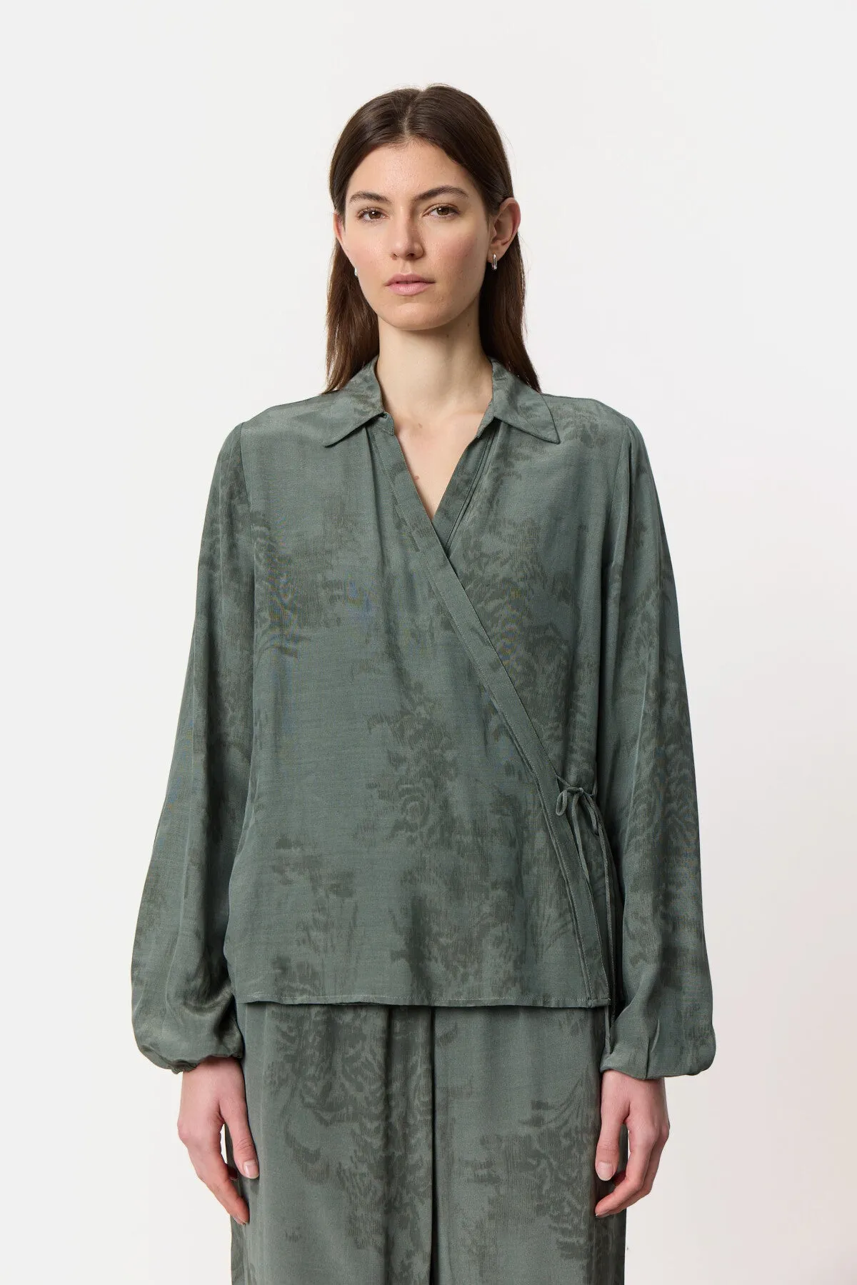 LR-FELUCCA 3 Blouse Dark green