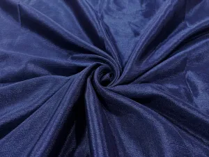 Navy Blue Plain Chinon Chiffon Fabric