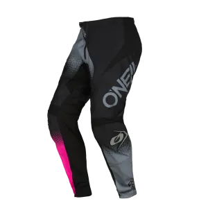 O'Neal Women's Element Racewear Pant Black/Gray/Pink