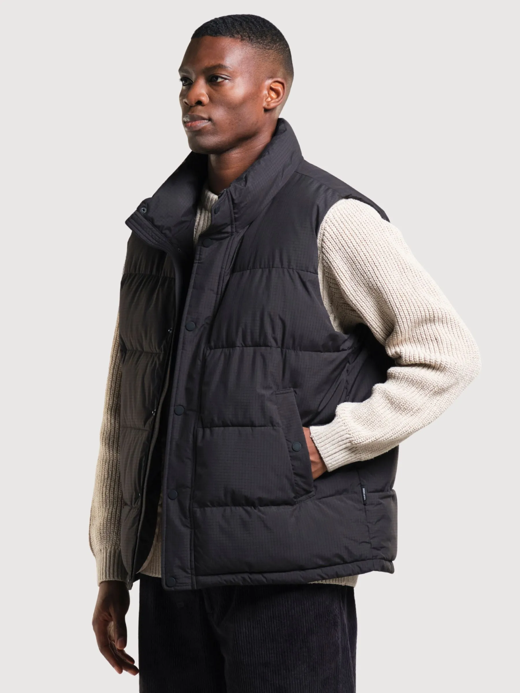 Puffer Vest Bergen Black | Dedicated