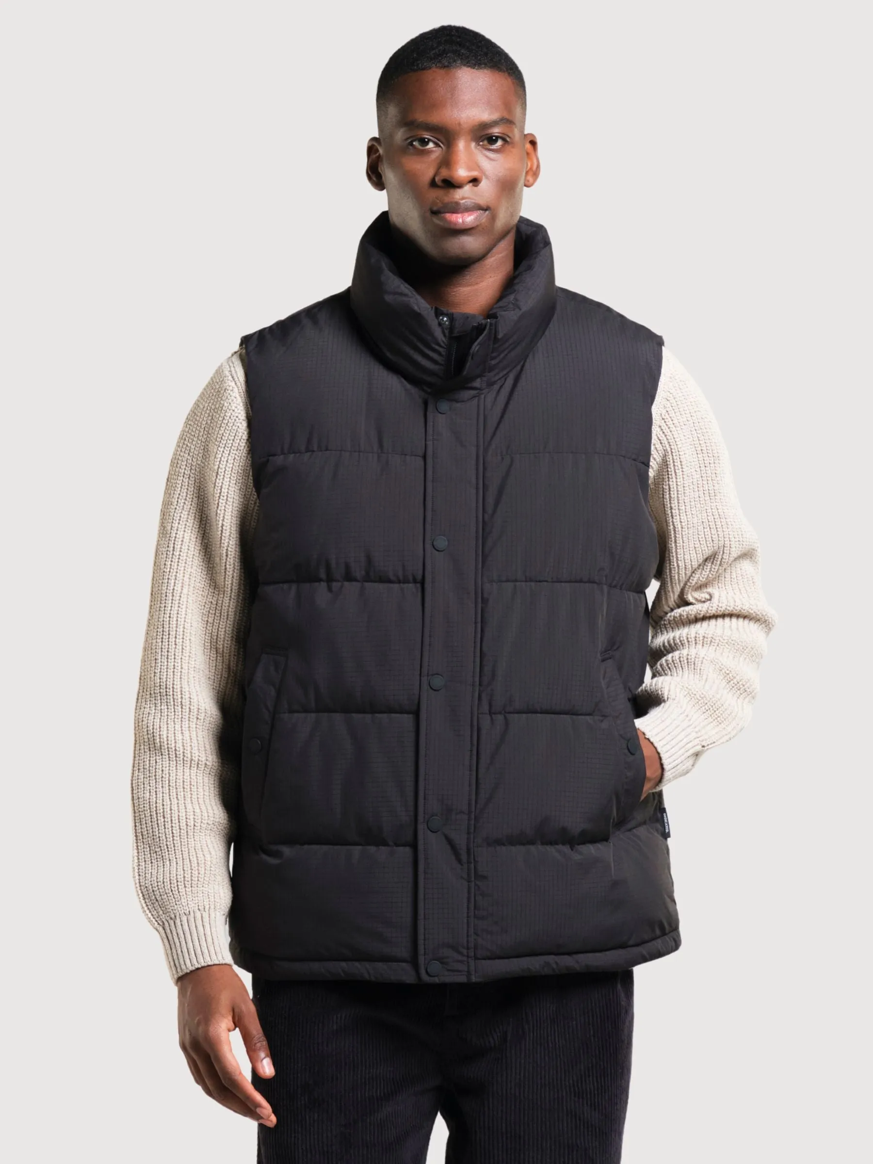 Puffer Vest Bergen Black | Dedicated