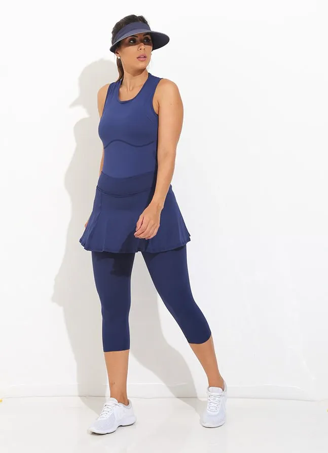 Skirted Capri ECO (Navy)