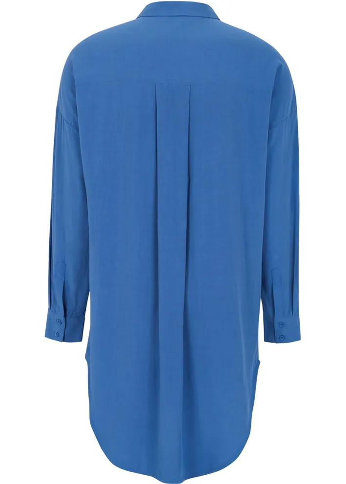 Soft Rebels Freedom Long Shirt SR420-758 Skjorte - Delft