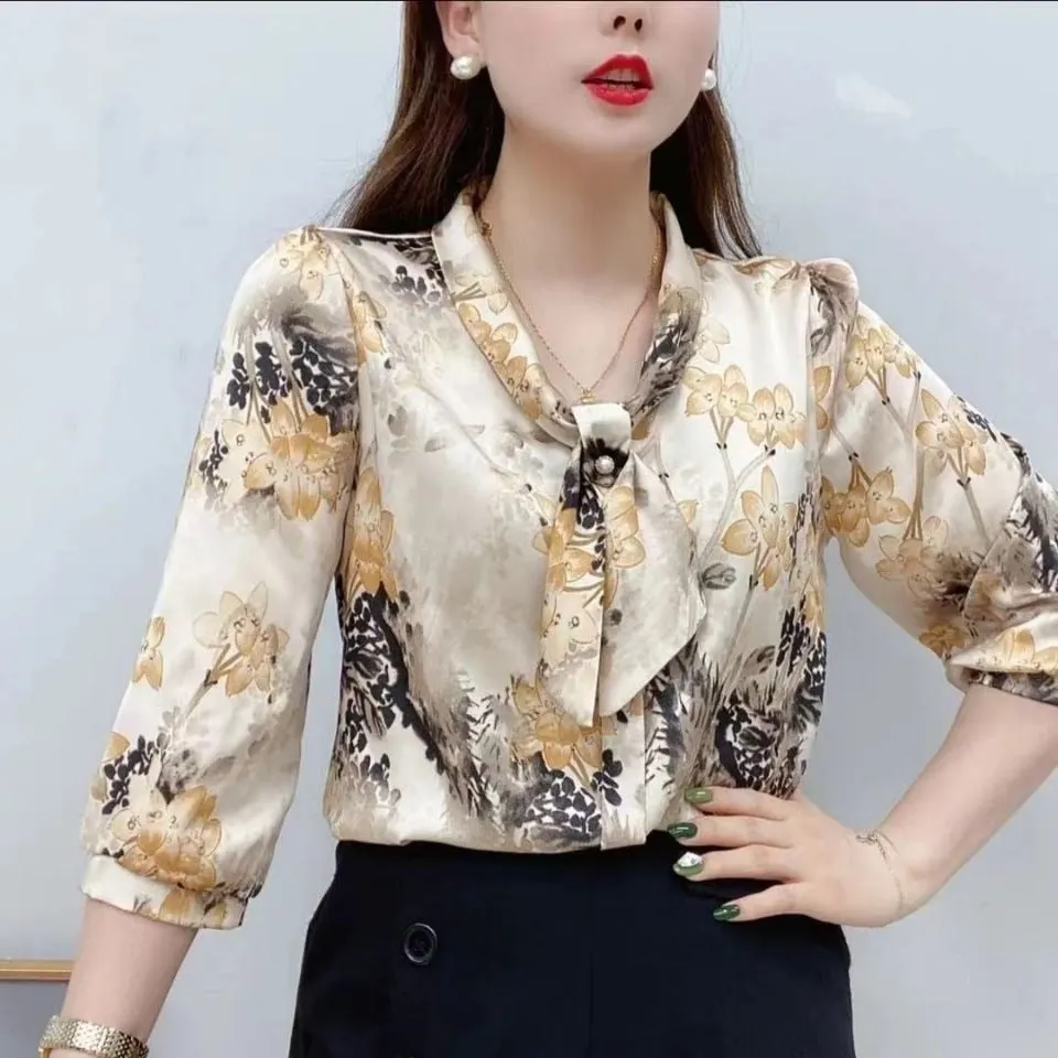 Summer Style Chiffon Blouses Shirt