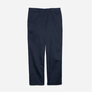 Wide Chino Pants - Navy