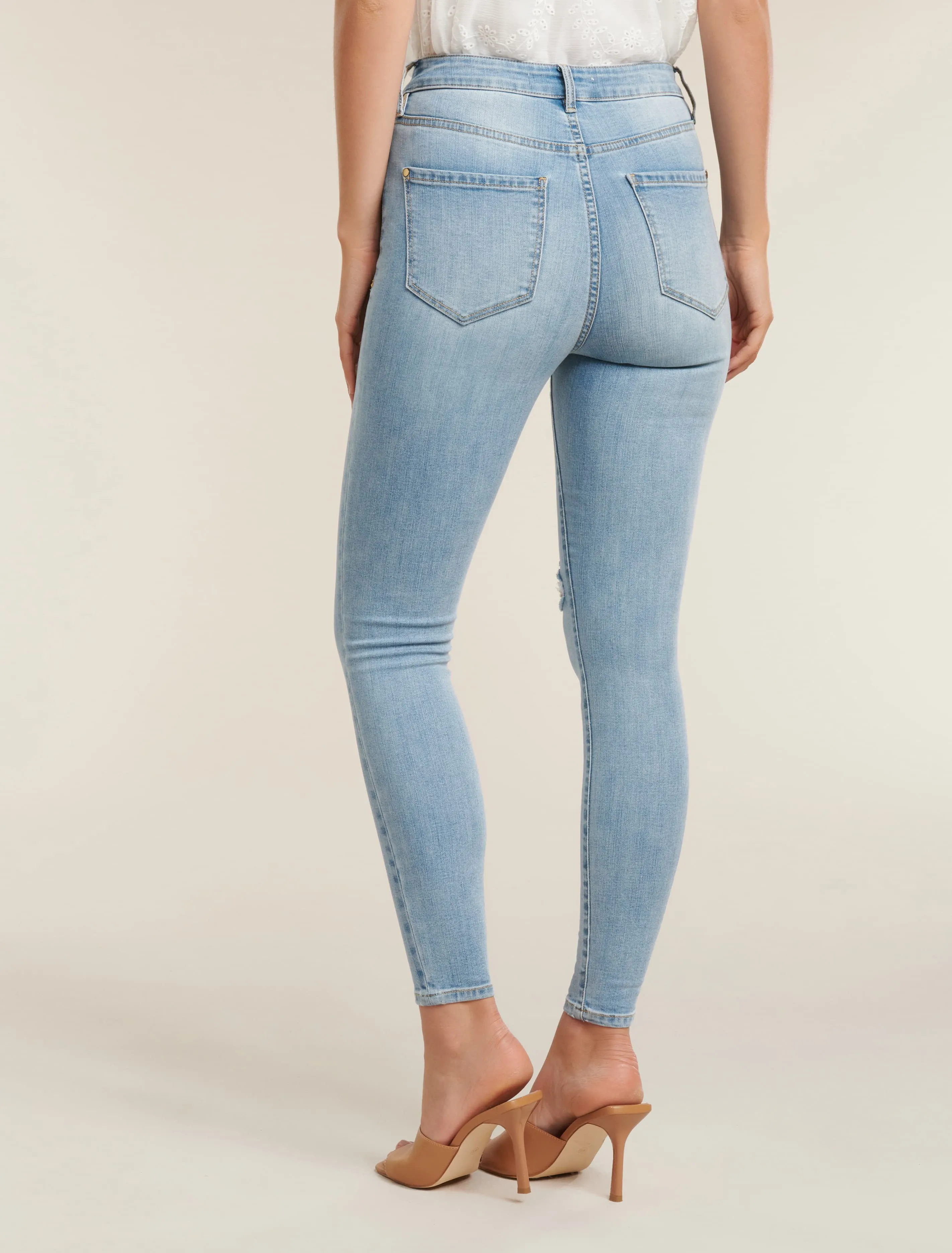 Zoe Mid Rise Ankle Grazer Jean